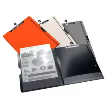 Tabla con pinza de plástico gris Elba 400021703