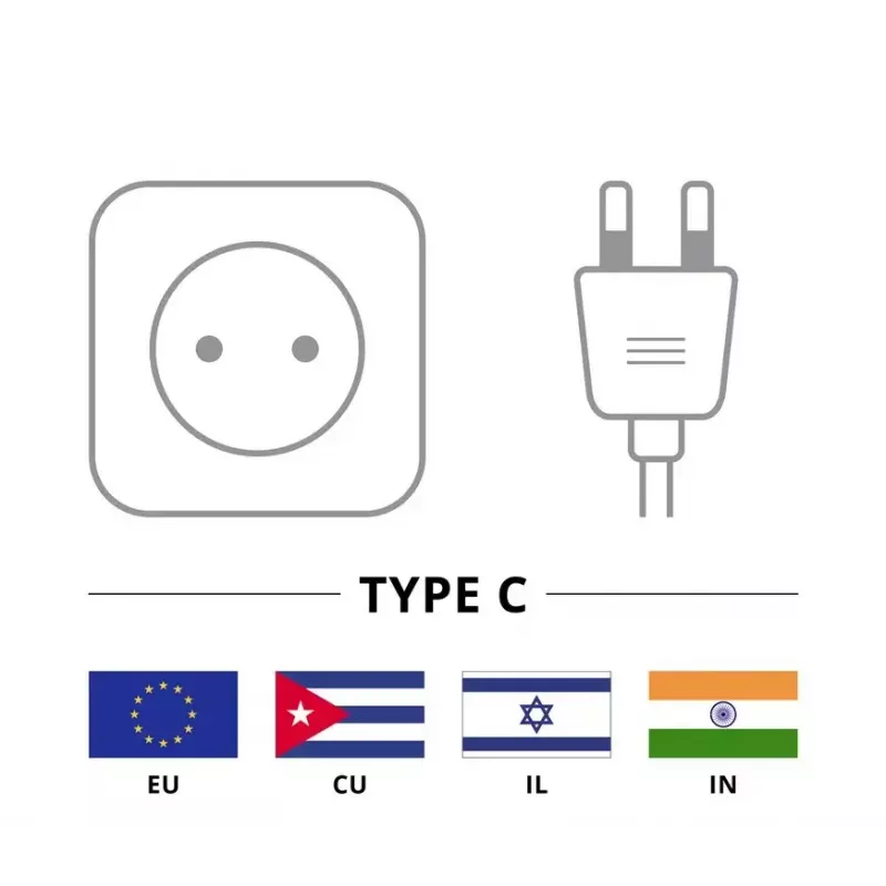 Cable de conexión Goobay conector macho europeo en ángulo en ambos extremos 1,5 m