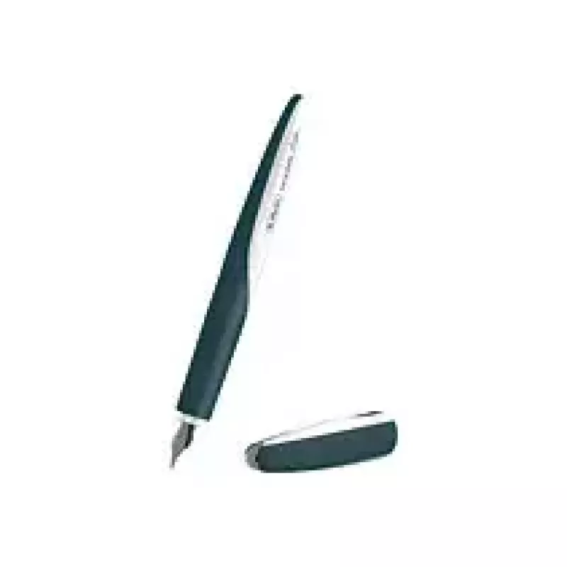 Pluma estilográfica Herlitz 11357241 negro blanco