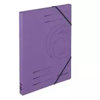 Archivador cartón violeta A4 Herlitz 11255452