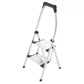 Escalera de tijera Hailo K100 TopLine gris