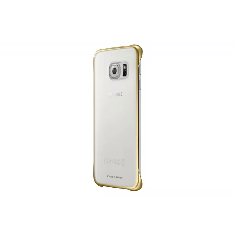 Samsung EF-QG925B funda para móvil dorada, transparente