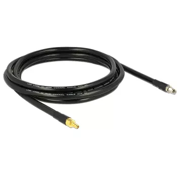 Cable coaxial DeLOCK 13015 3m RP-SMA negro