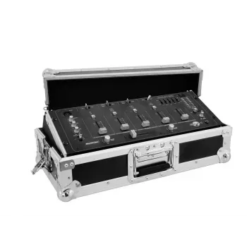 Flightcase Roadinger 30111570 contrachapado negro plata 5,7 kg