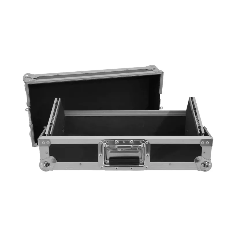 Flightcase Roadinger 30111570 contrachapado negro plata 5,7 kg
