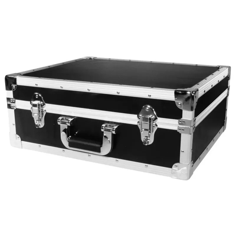Flightcase Roadinger 30123220 contrachapado negro plata 4,2 kg