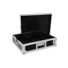 Hardcase Roadinger 30123310 para tocadiscos contrachapado negro plata