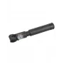 Fischer 85579 minibomba de bicicleta con manómetro, negra