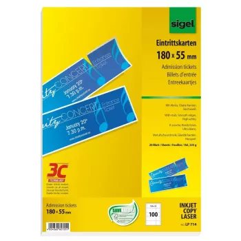 Ticket Sigel LP714 100 uds.