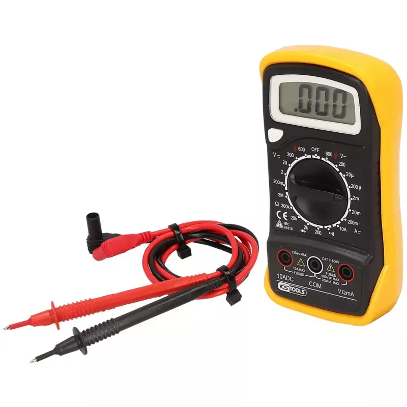 Multímetro digital KS Tools 150.1495 pantalla LCD 3,5 dígitos
