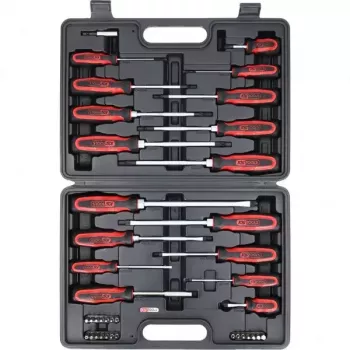 KS Tools ERGOTORQUEplus juego de destornilladores y puntas, 39 uds.