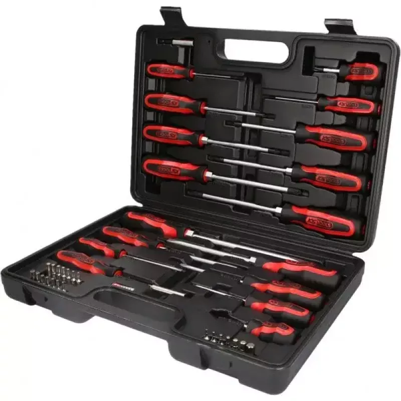 KS Tools ERGOTORQUEplus juego de destornilladores y puntas, 39 uds.