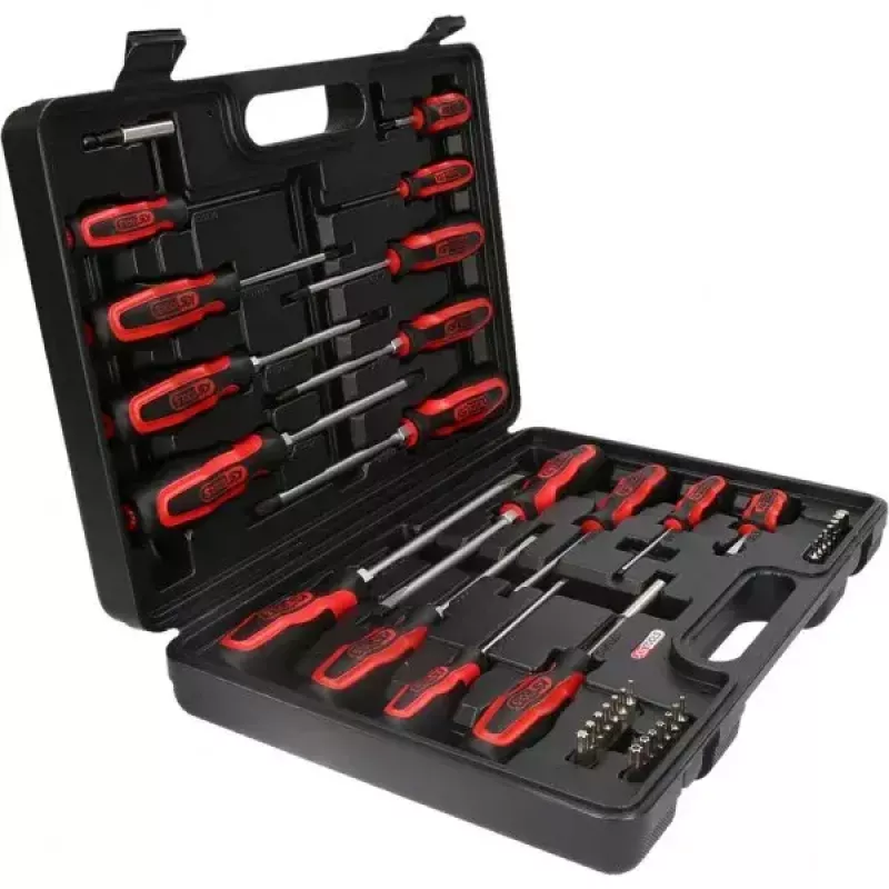 KS Tools ERGOTORQUEplus juego de destornilladores y puntas, 39 uds.