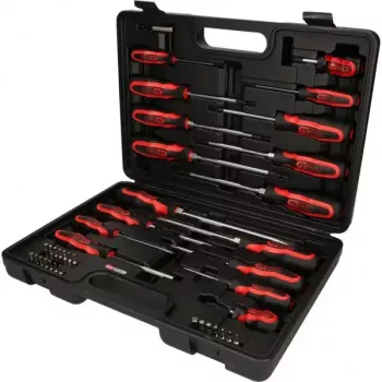 KS Tools ERGOTORQUEplus juego de destornilladores y puntas, 39 uds.
