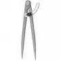 Compás de división KS Tools 300.0416 acero inoxidable 200 mm longitud 150 mm