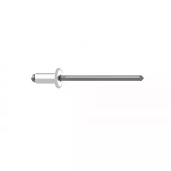 Remache ciego GESIPA 1433487 aluminio acero 8 mm cabeza 4 mm vástago 10 mm longitud