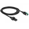 Cable de alimentación DeLOCK 85483 2 m PoweredUSB negro