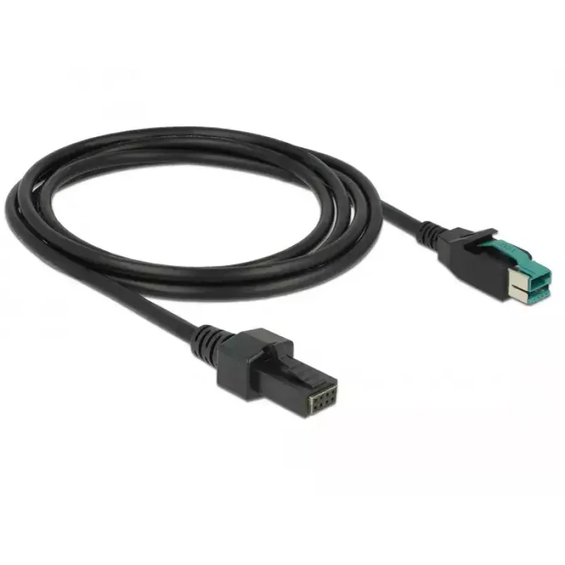 Cable de alimentación DeLOCK 85483 2 m PoweredUSB negro