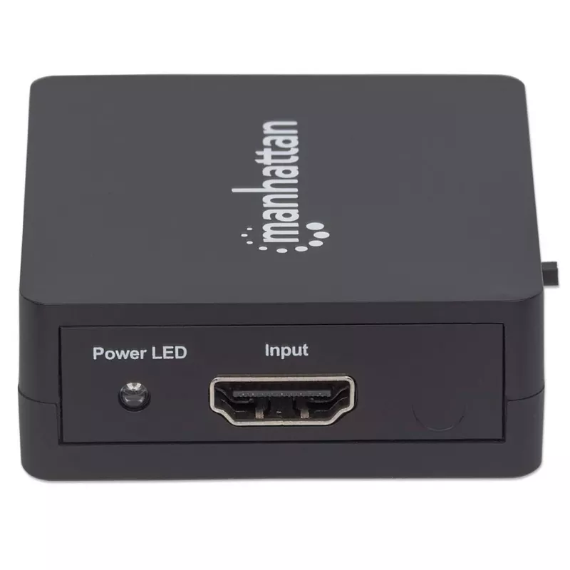 Manhattan 207652 divisor HDMI, 2 puertos, 1080p, vídeo/audio, 2x HDMI, de sobremesa