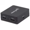 Manhattan 207652 divisor HDMI, 2 puertos, 1080p, vídeo/audio, 2x HDMI, de sobremesa
