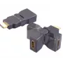e+p HDWD 7 cable HDMI, chapado en oro, negro