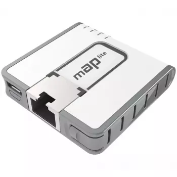 Mikrotik mAP lite, RBMAPL-2ND, 2,4 GHz, PoE, 10/100 Mbit/s, blanco