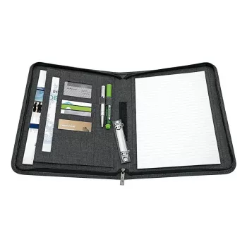 Organizador personal WEDO 58 352412 A4 Poliéster gris, archivador de 2 anillas