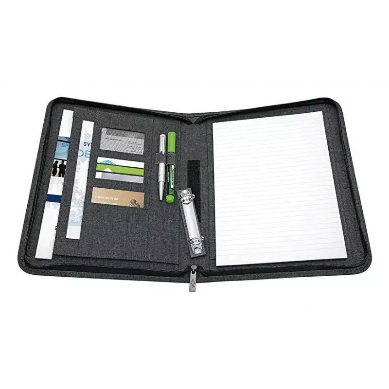Organizador personal WEDO 58 352412 A4 Poliéster gris, archivador de 2 anillas