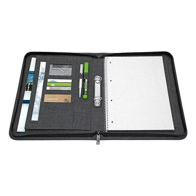 Organizador personal WEDO 58 352412 A4 Poliéster gris, archivador de 2 anillas