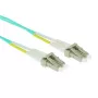 ACT 35 m cable de fibra óptica patch multimodo LSZH 50/125 OM3 dúplex con conectores LC