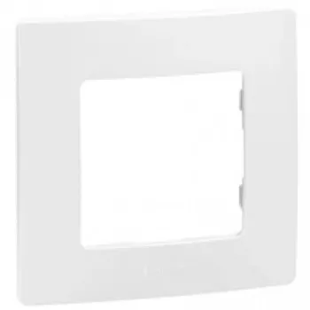 Legrand 665001 placa de pared/tapa de interruptor blanca