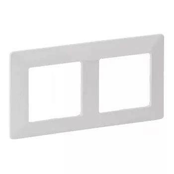 Marco de pared 2 elementos Legrand VLIFE 754002 para dos módulos, montaje rectangular