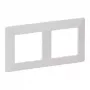 Marco de pared 2 elementos Legrand VLIFE 754002 para dos módulos, montaje rectangular
