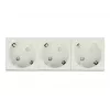 DeLock 81323 Easy 45 Enchufe Schuko triple, 45 x 45 mm, 5 uds.