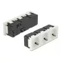 DeLock 81323 Easy 45 Enchufe Schuko triple, 45 x 45 mm, 5 uds.
