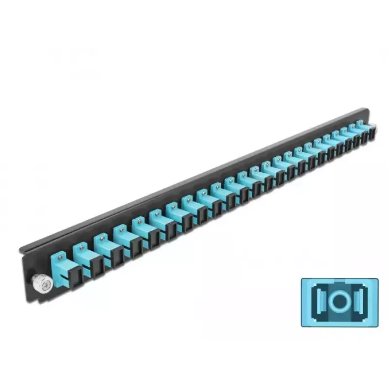 Panel frontal de caja de empalmes DeLOCK 19