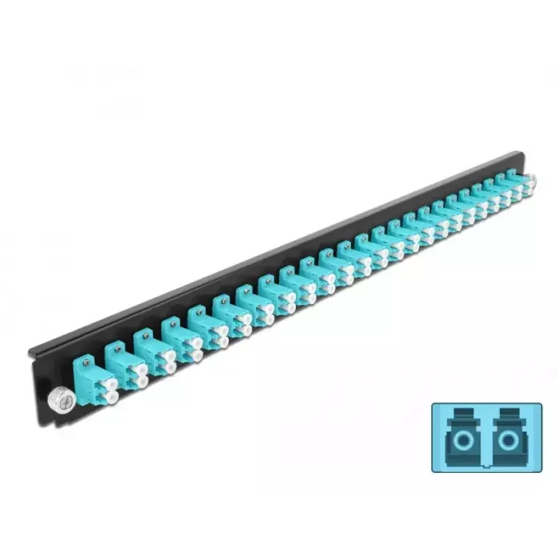 Panel frontal de caja de empalmes DeLOCK 19