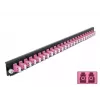 Panel frontal de caja de empalmes DeLOCK 19 inch 24 puertos LC dúplex violeta