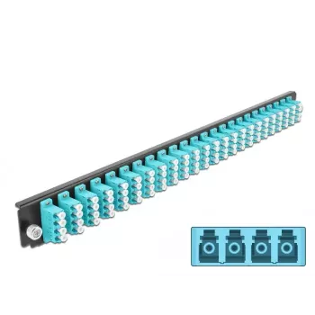 Panel frontal de caja de empalmes DeLOCK 19