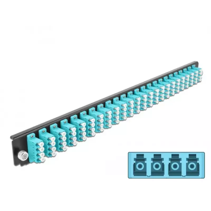 Panel frontal de caja de empalmes DeLOCK 19