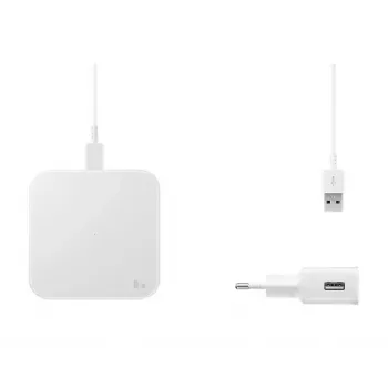 Samsung EP-P1300T auriculares, teléfono móvil blanco carga inalámbrica carga rápida interior