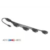 Adaptador USB Type-C a 4 x serie RS-232 DB9 DeLOCK 90495
