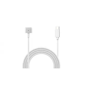 CoreParts Cable de MagSafe 2 a USB-C, 1,8 m, blanco, MBXAP-MAG2-CABLE