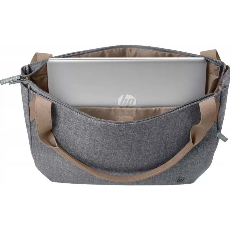 Bolso toploader HP Renew 14 gris tote tamaño máximo de pantalla 14