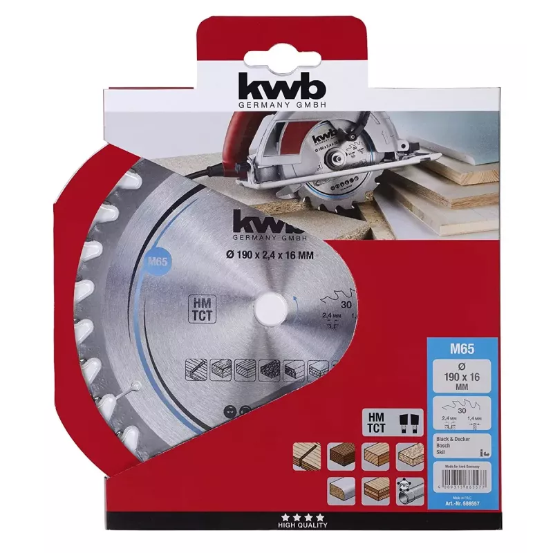Disco de sierra circular KWB 586557 para metal 1 ud.