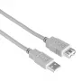 Cable USB Hama 00200906 3 m USB A gris USB 2.0 0,48 Gbit/s
