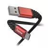 Cable USB Hama Extreme USB 2.0 1,5 m USB A a Micro-USB B negro, rojo