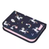 Herlitz Dreamy Unicorn Estuche escolar lleno, 19 piezas, azul marino