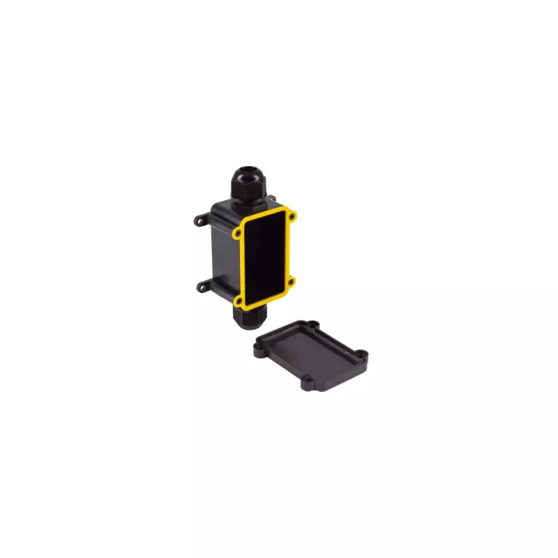 Caja de derivación eléctrica ShiverPeaks BS08-01050 IP68 negra 122x70x40,5mm
