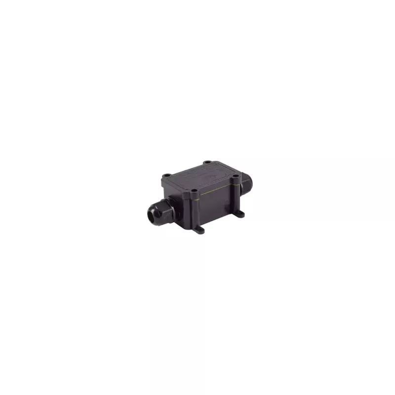 Caja de conexión eléctrica ShiverPeaks BS08-01051 IP68 negra plástico ABS